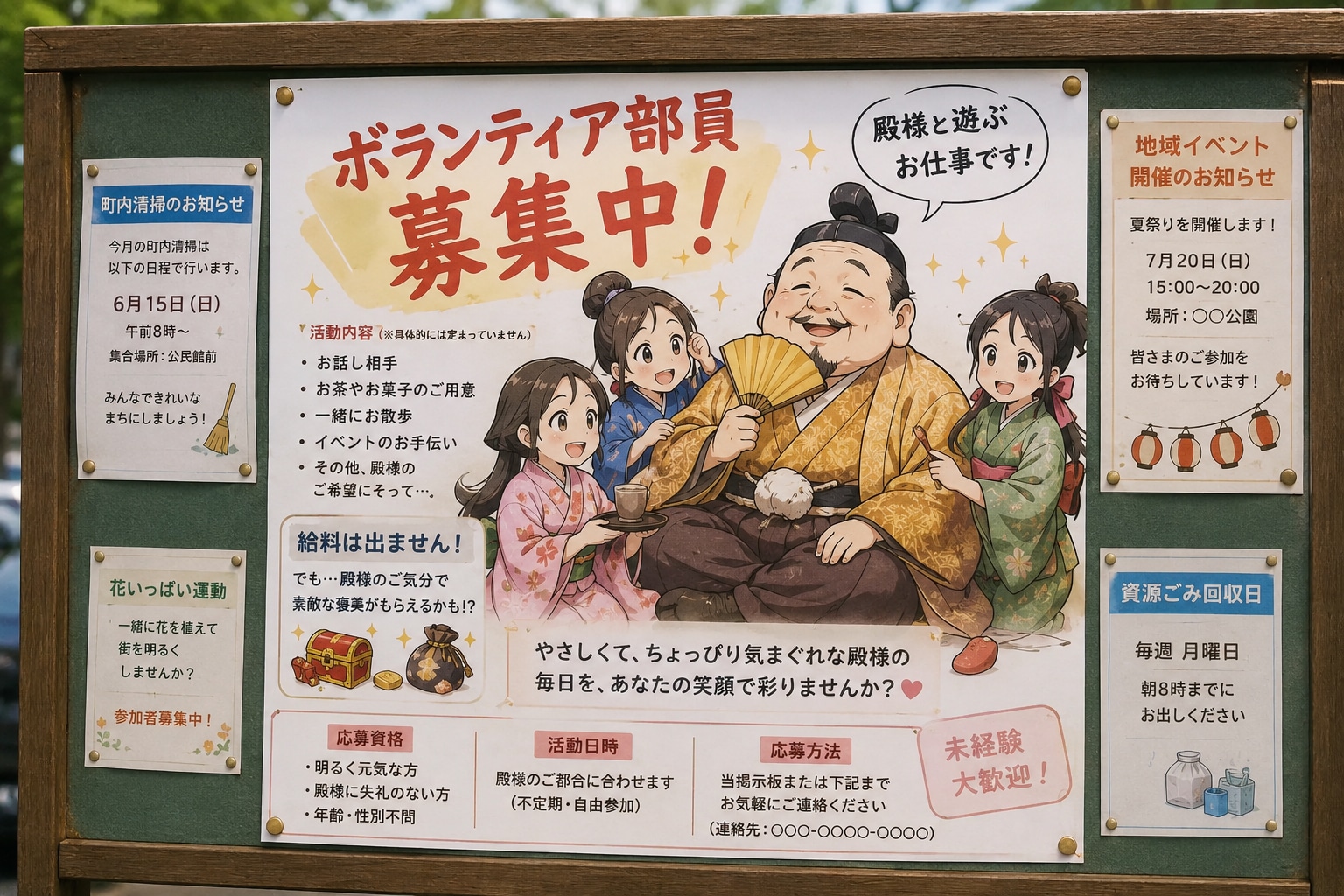 急募。