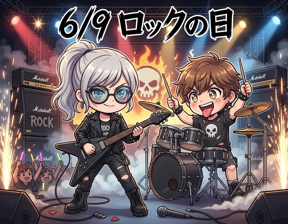 今日は「ロックの日」