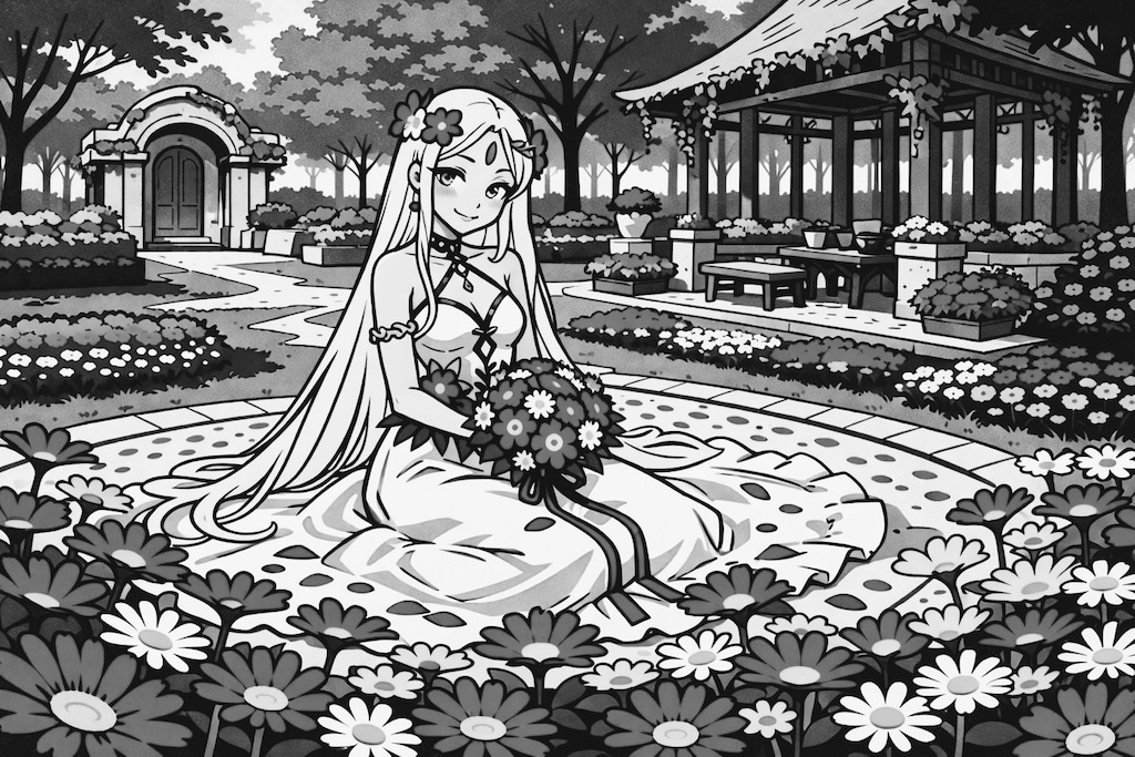 今日の花園…雛菊の花……