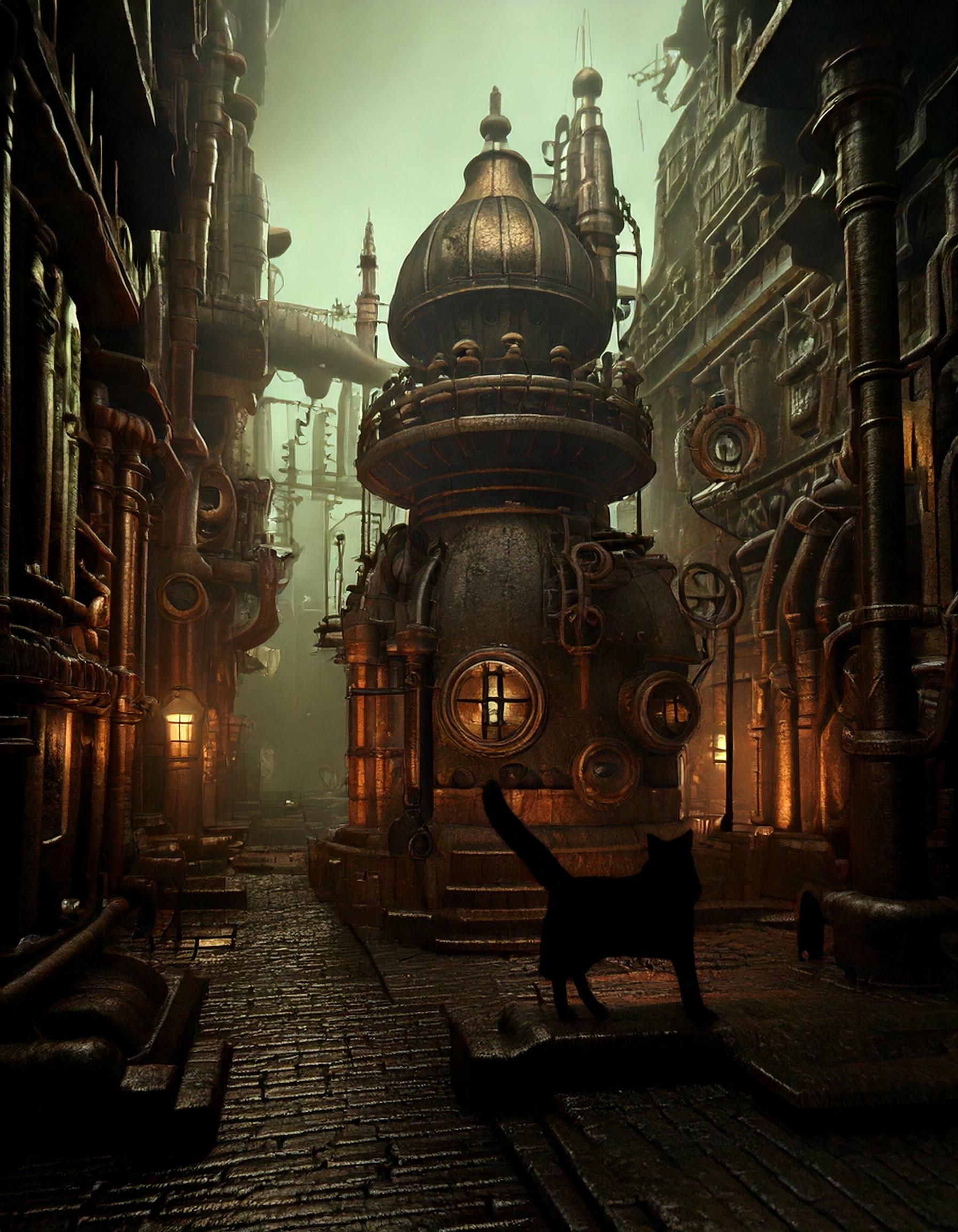 ★キューポラと猫の街 | の人気AIイラスト・グラビア