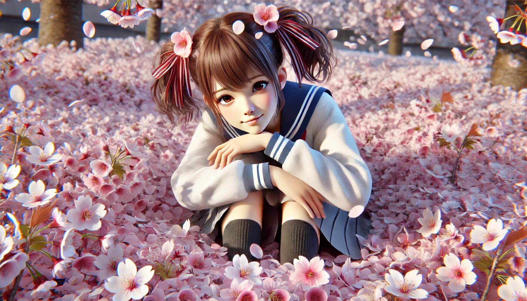 降り積もる桜