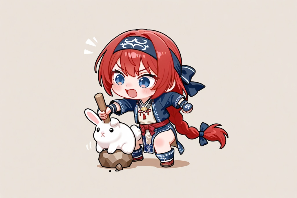 やっぱコイツは月のウサギだな・・・