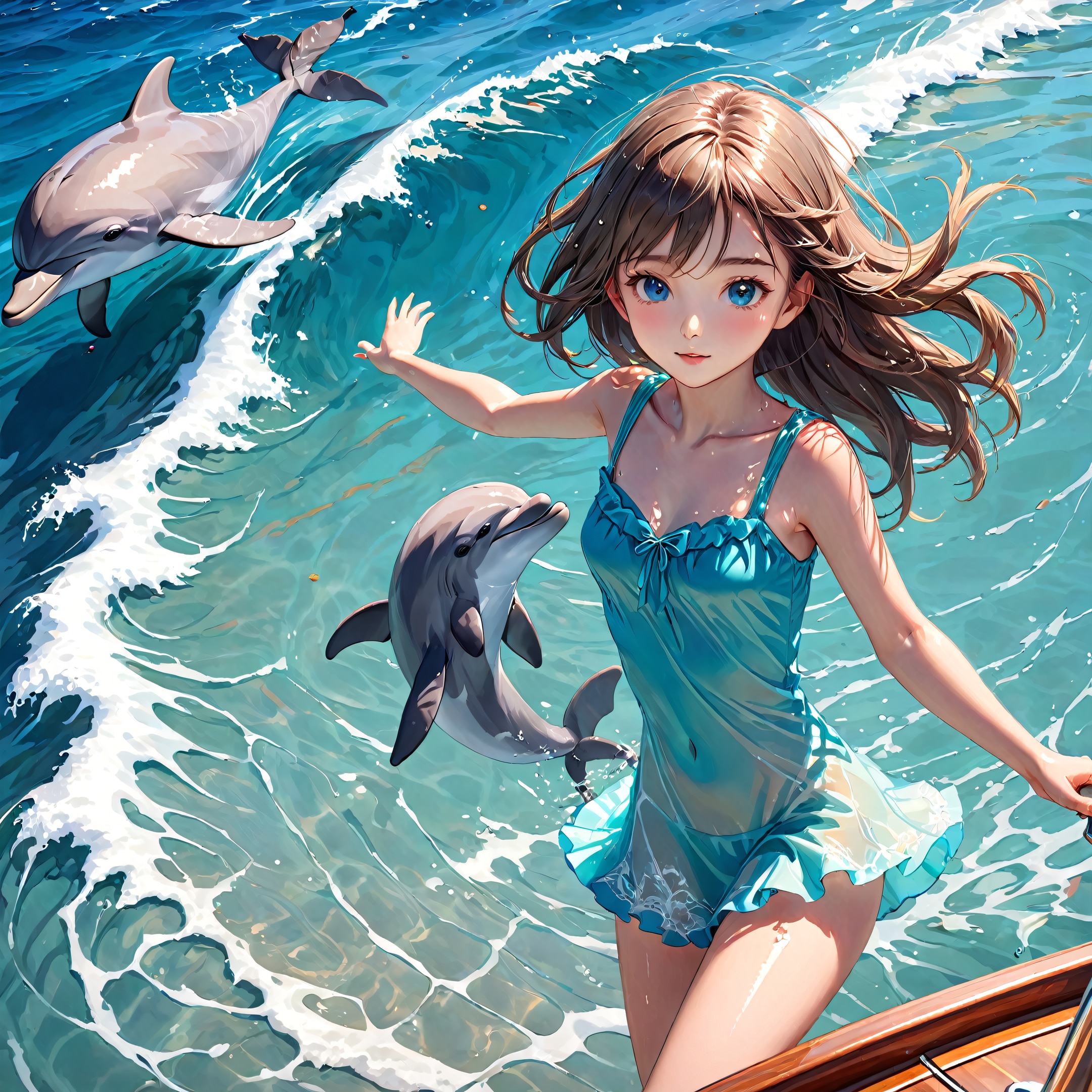 イルカウオッチング | の人気AIイラスト・グラビア