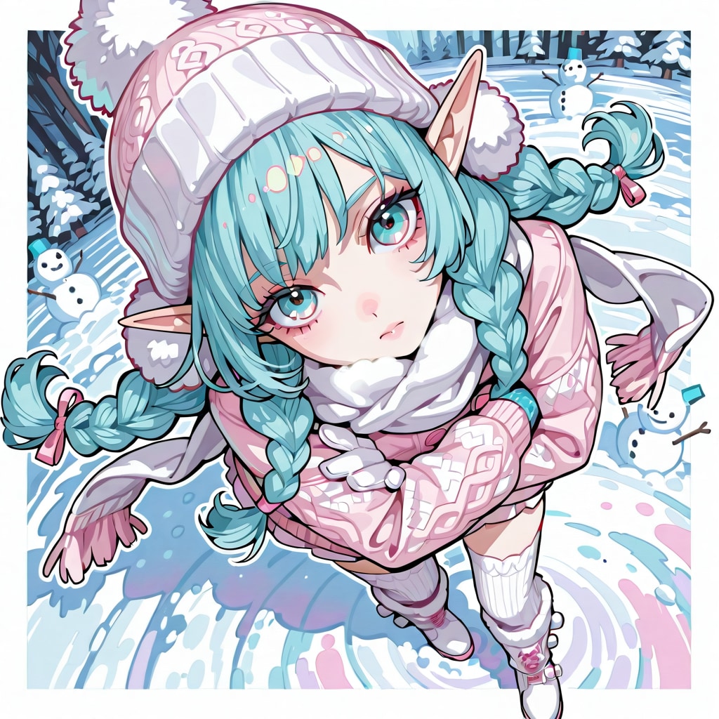 エルフの女の子