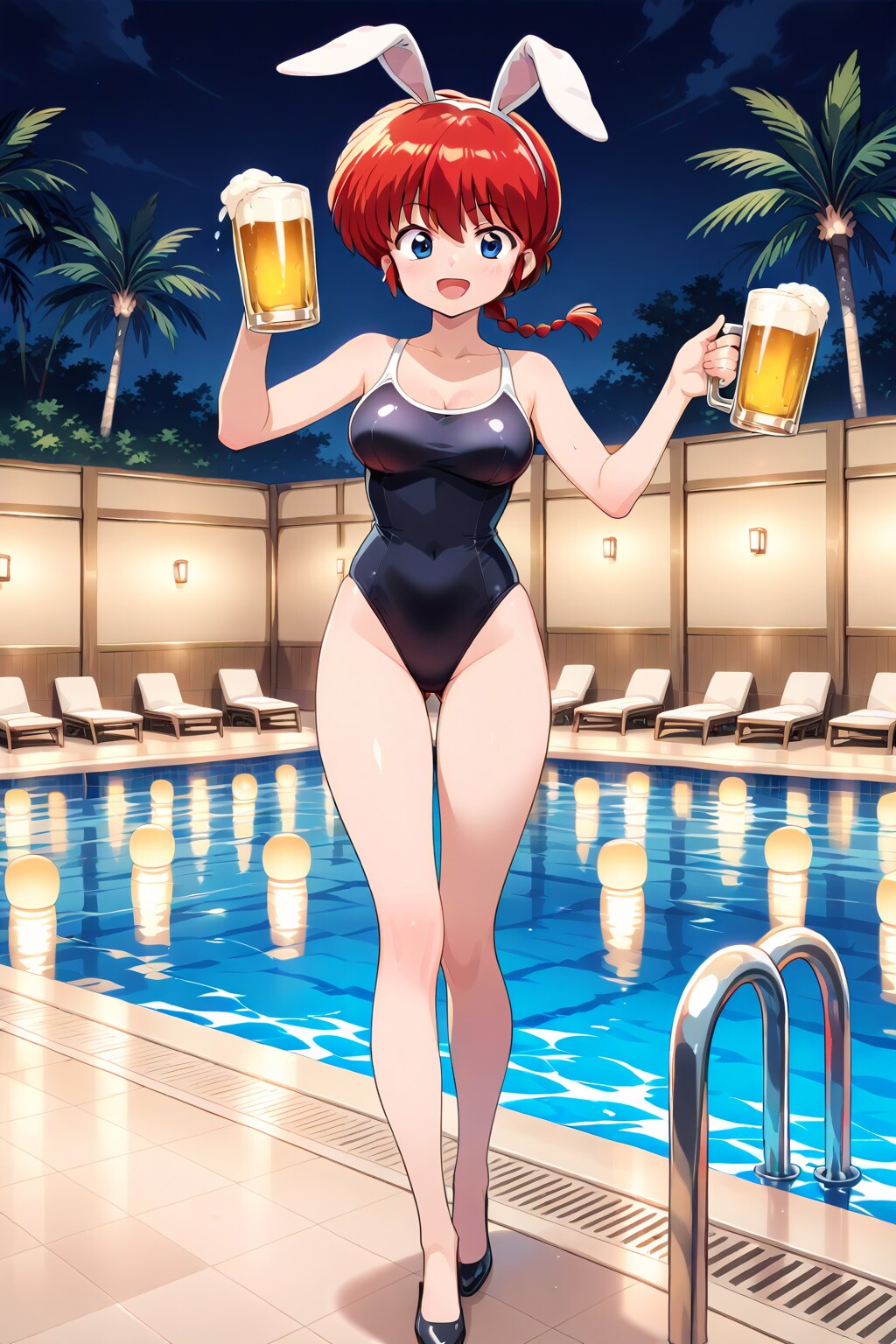 ビアガーデンで乾杯！