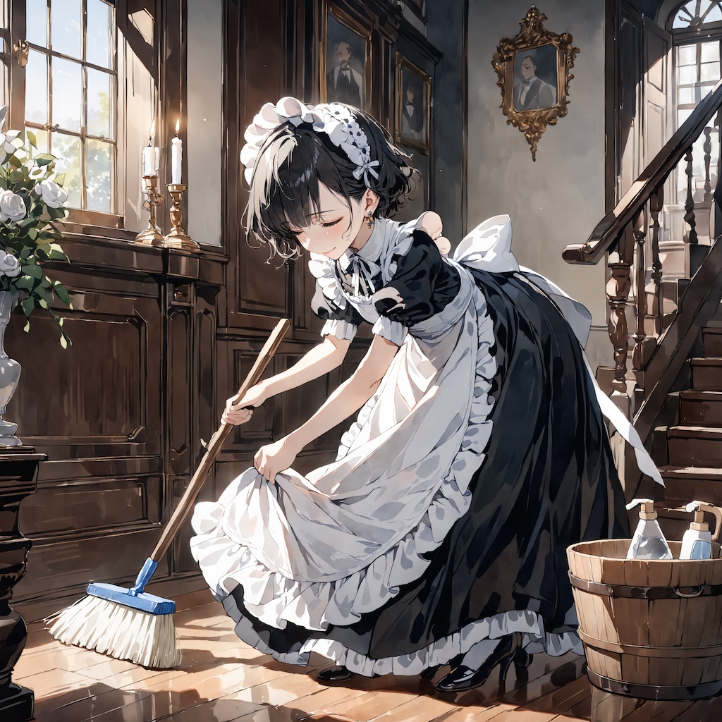お掃除メイドちゃん