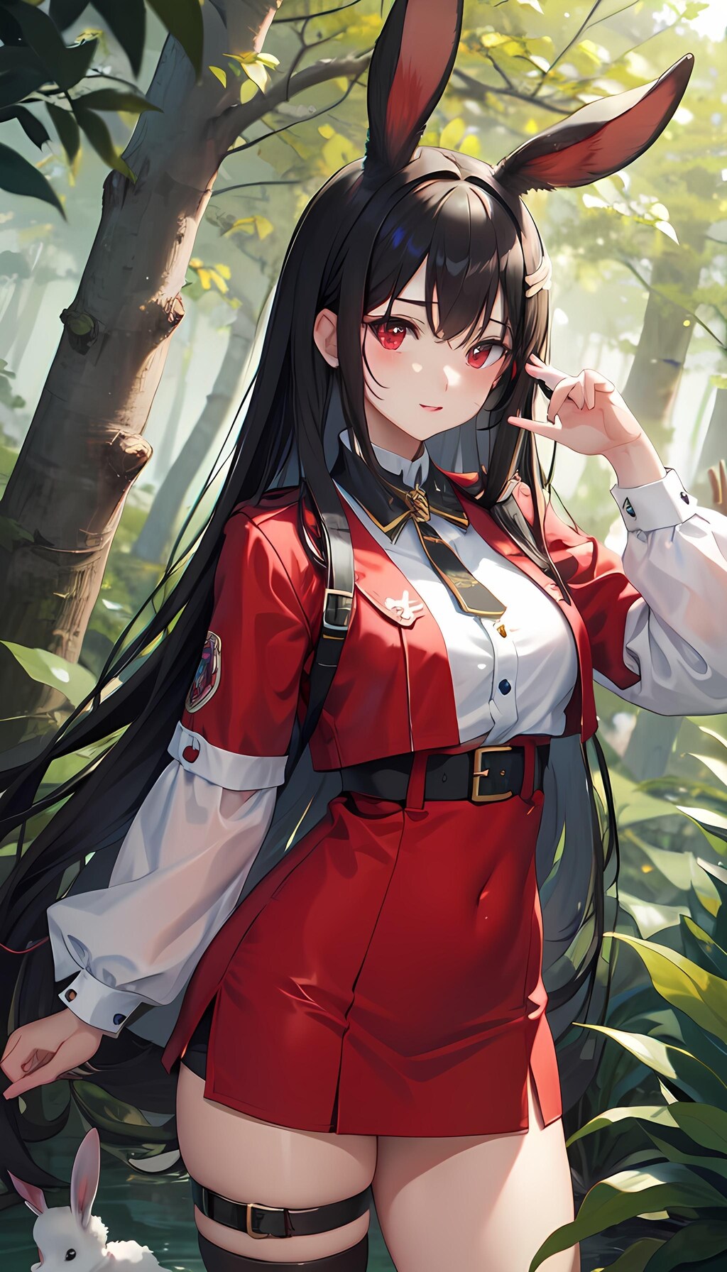 森のウサギさん３