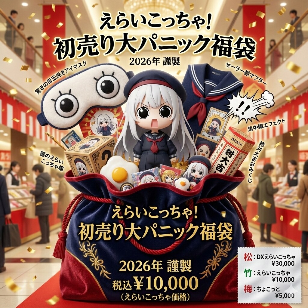 えらいこっちゃ嬢の福袋