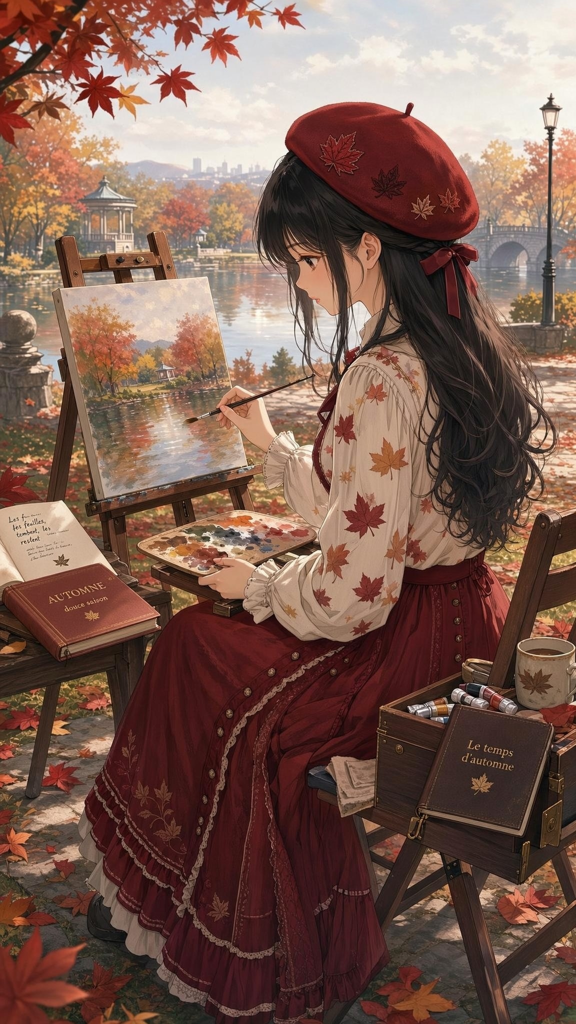 写生中 | の人気AIイラスト・グラビア