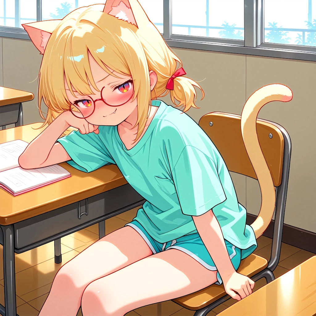 先生をあざわらうメスガキ猫耳ちゃん