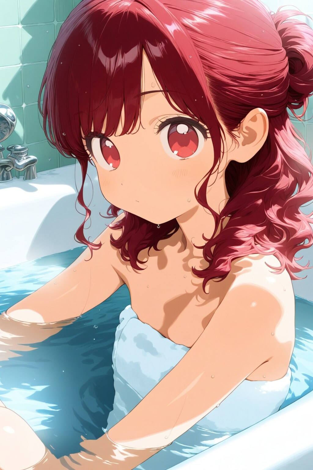 入浴中を急襲させて頂いたのですが　見事に対策されていました