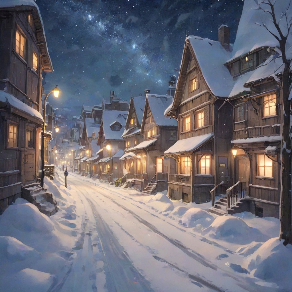 アースガルズの冬の夜