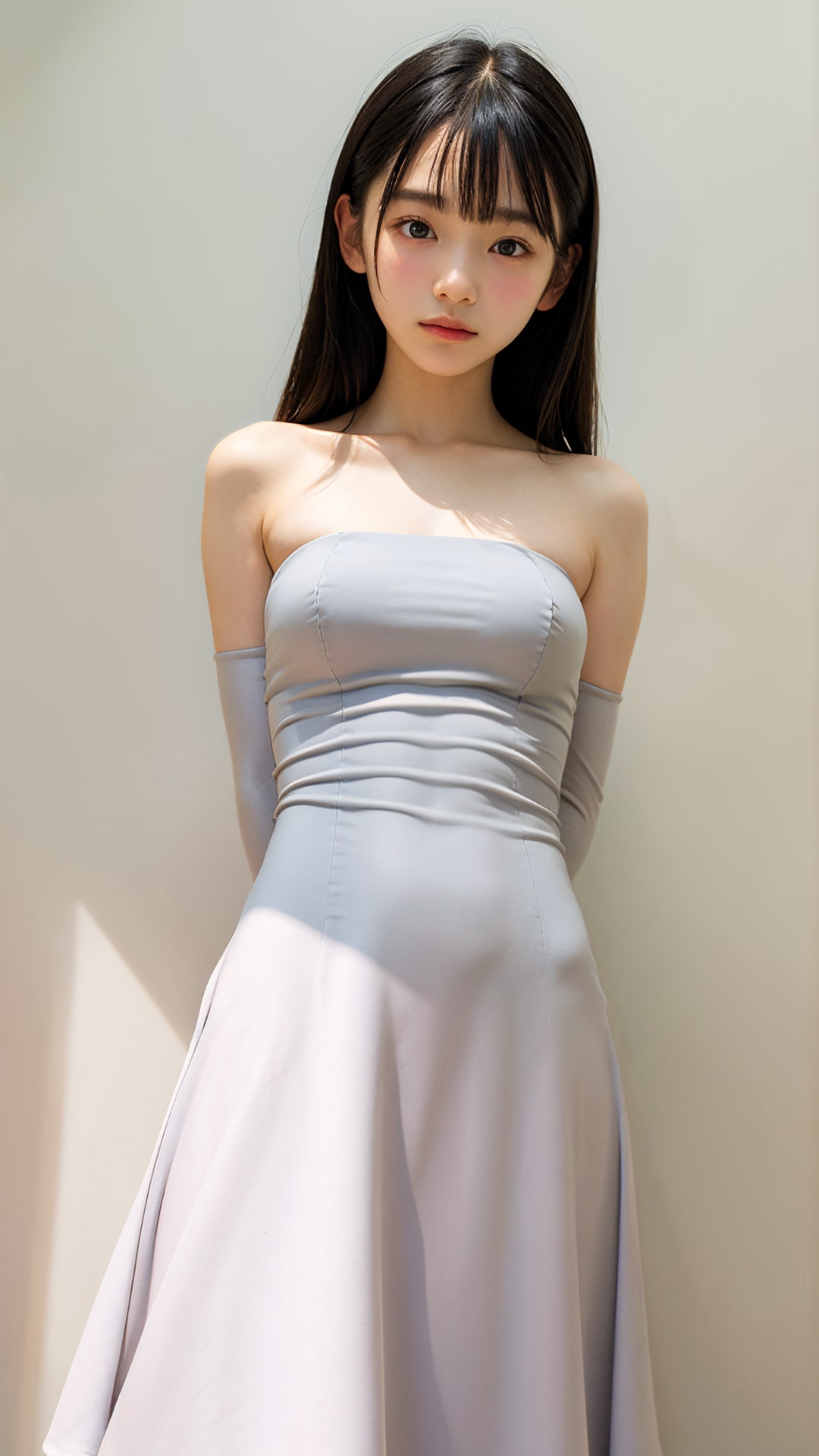 薄灰ドレス