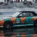 S13シルビアオープンカーのドリ車 4枚目