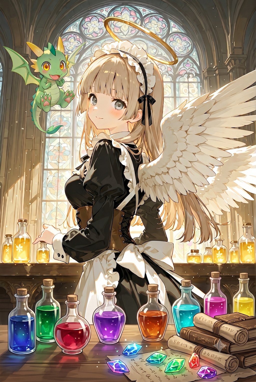 錬金術工房のメイド天使