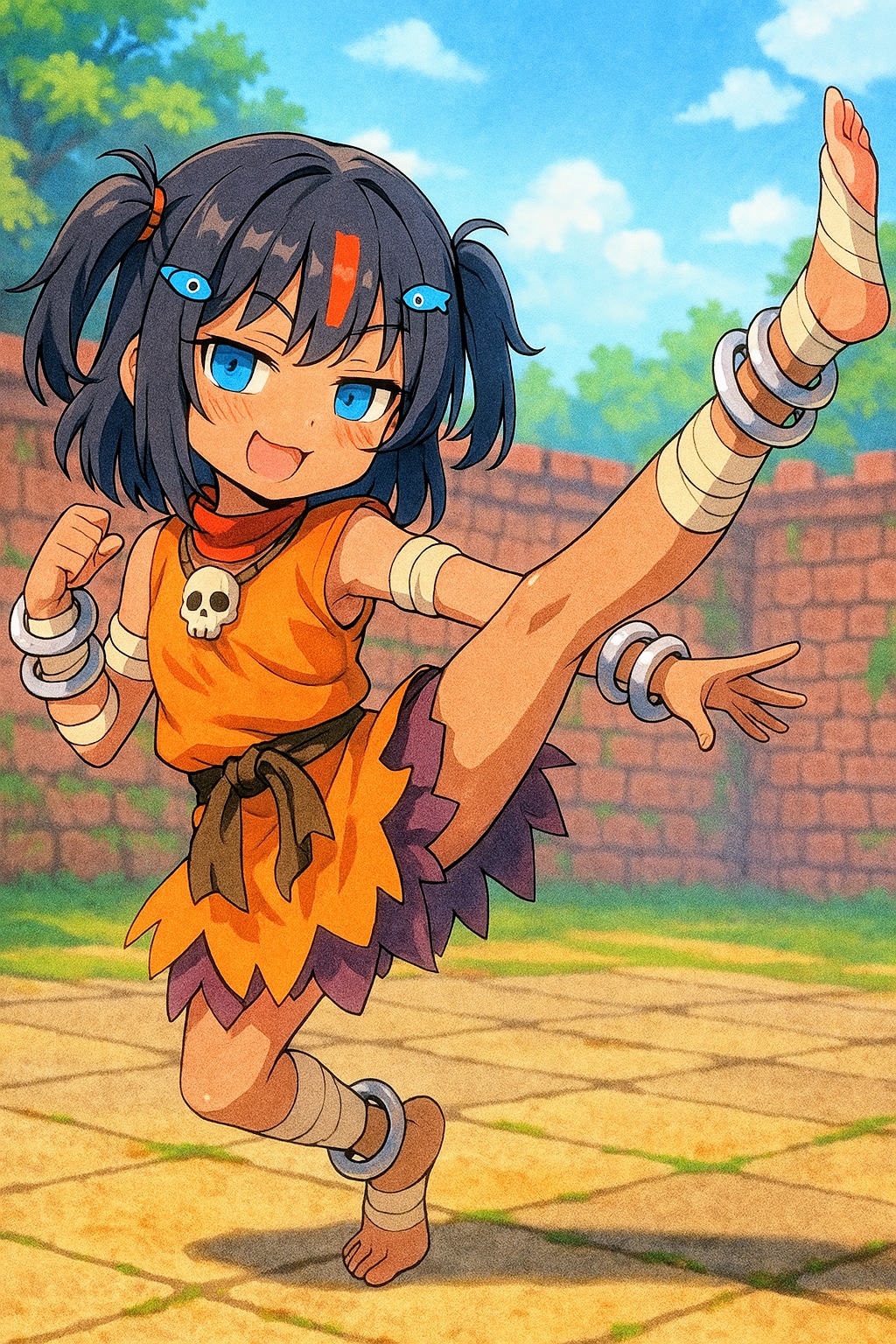 ヨガっているこなつちゃん | の人気AIイラスト・グラビア