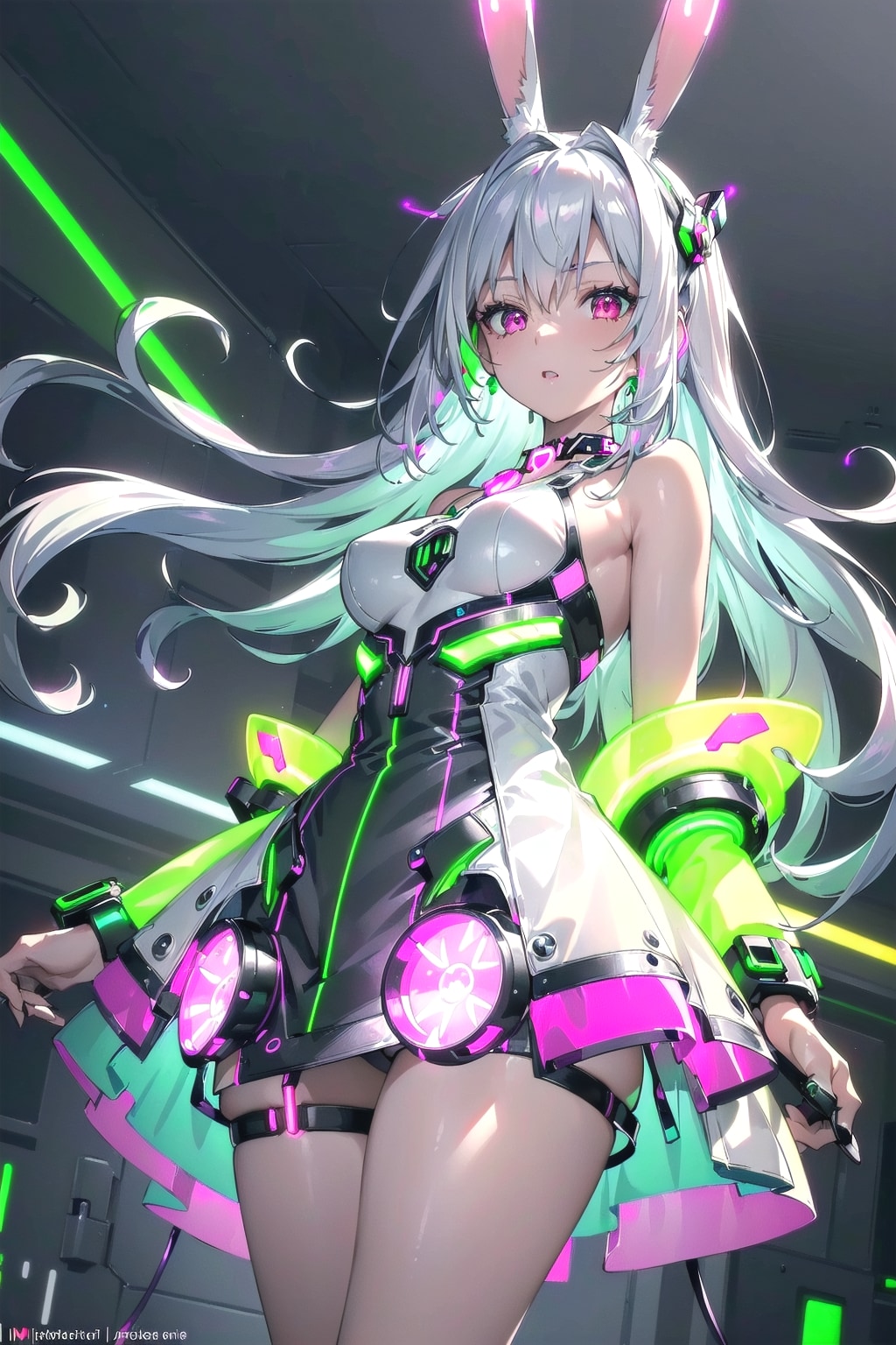 お気に入りの呪文「neon lighting」✨🐰