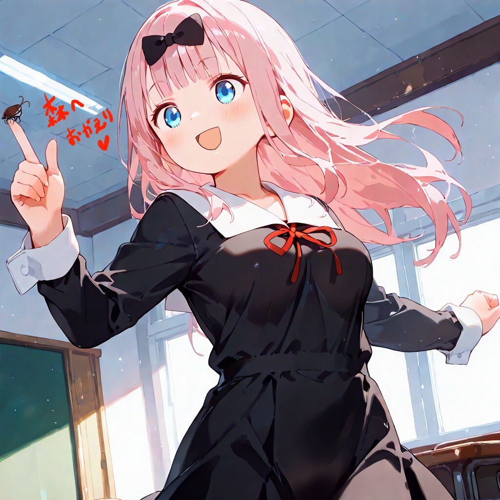 かぐや様は告らせたい【藤原千花】　テスト with ゴキ。 森へおかえり♡　どーんだYO！