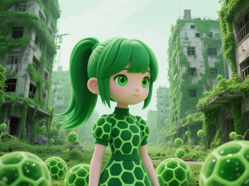 緑ぽにちゃんと ベジグリーン
