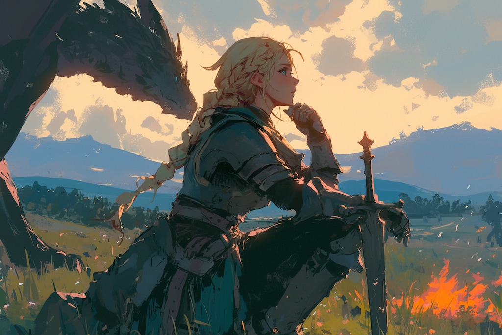 ドラゴンと少女（竜騎士）156