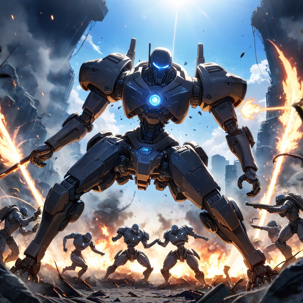 【緊急任務】暴走自立型歩行機械兵器討伐 | の人気AIイラスト・グラビア