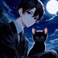 子猫と、黒髪短髪男性★その2-2(9枚) 2枚目