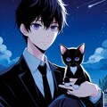子猫と、黒髪短髪男性★その2-2(9枚) 3枚目
