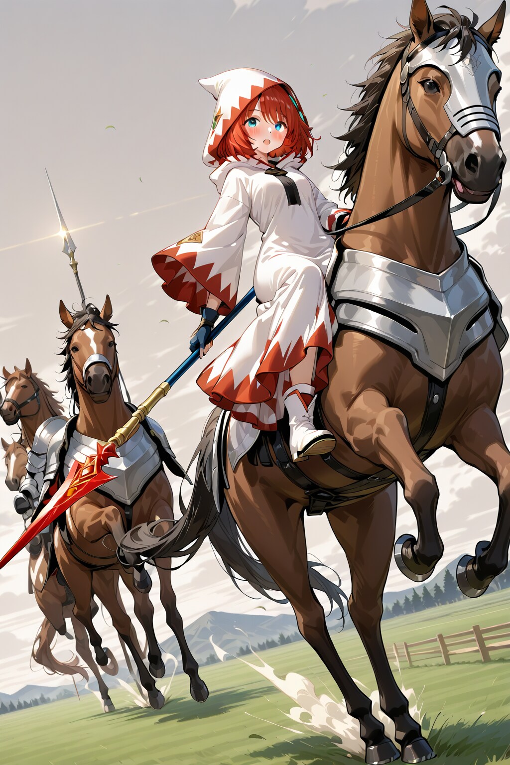 突撃する白魔道士