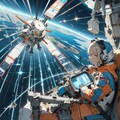 レーザー武器『神の鉄槌 -メテオ-』搭載の有人人工衛星『メテオラ』搭乗者 4枚目