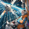 レーザー武器『神の鉄槌 -メテオ-』搭載の有人人工衛星『メテオラ』搭乗者 3枚目