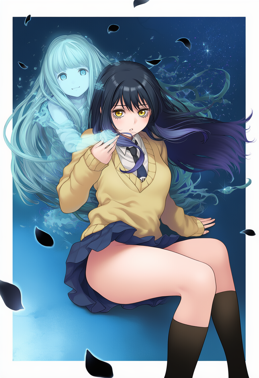 見える子ちゃん   (背後霊付き)