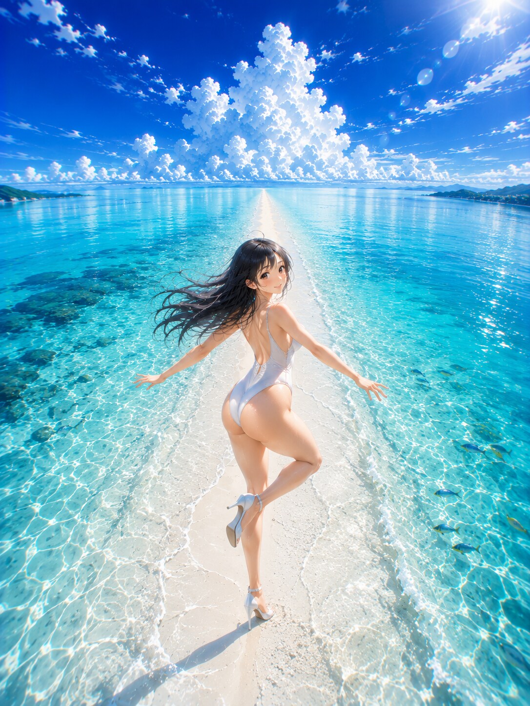 夏に続く道