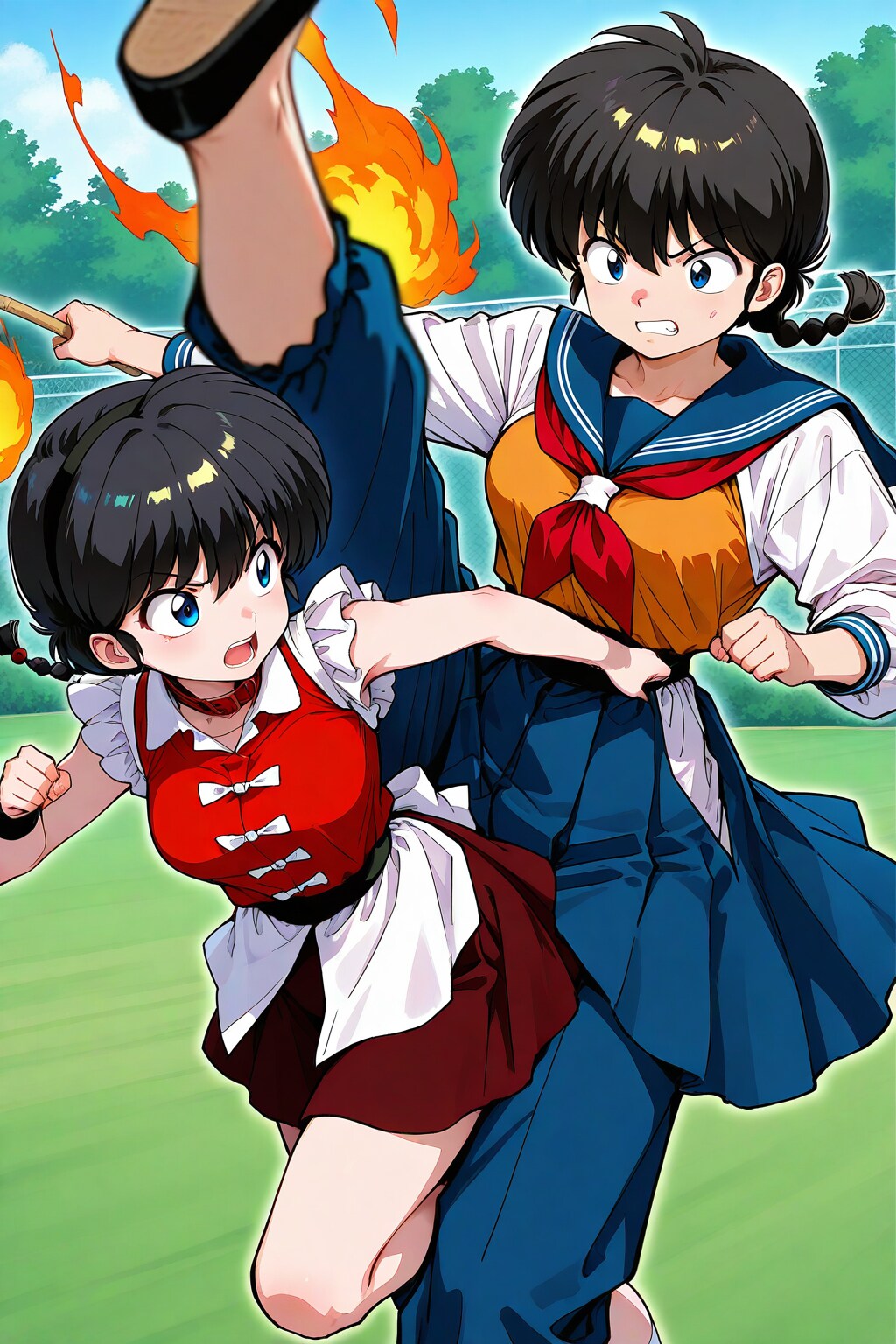 るーみっく戦闘シーン