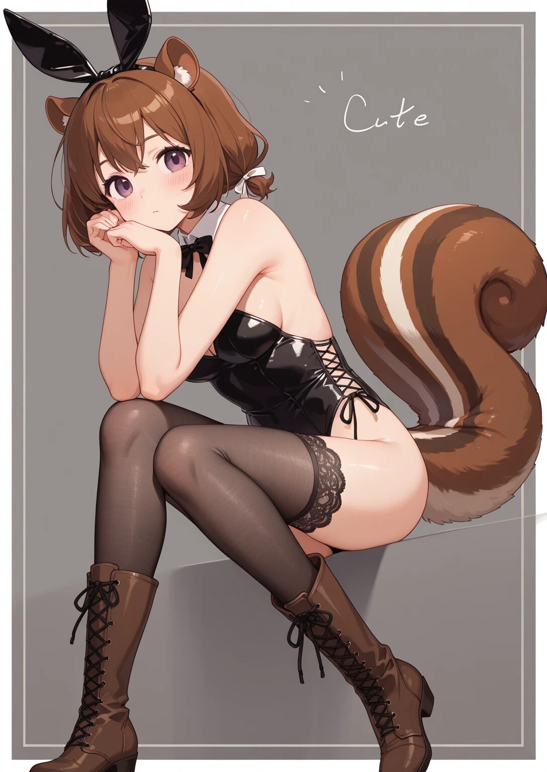 シルちゃんバニーガール《おいでよ どうぶつの娘SeaArt》