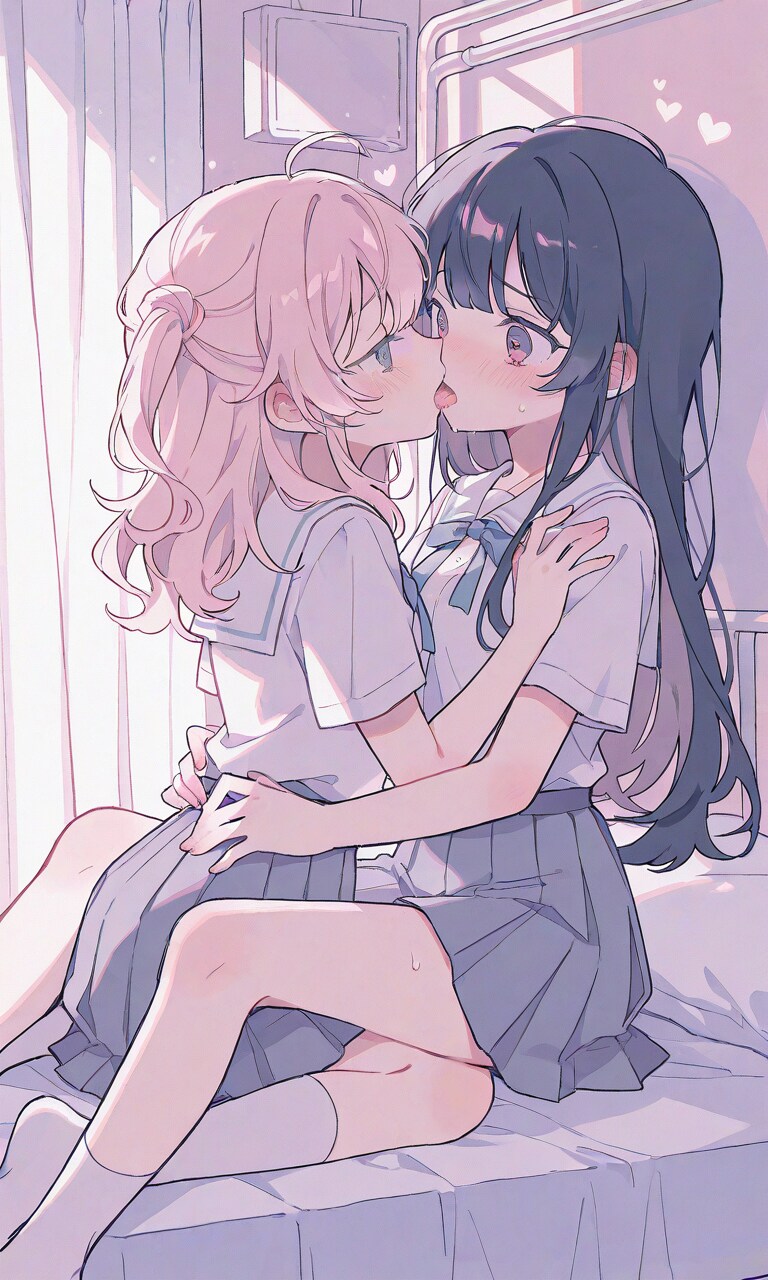 保健室で……