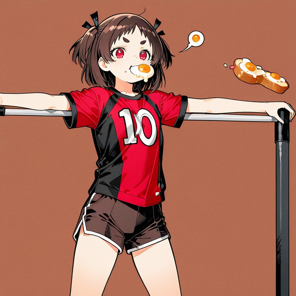 独創的な体に非常に悪い朝ごはんの食べ方をする少女 | の人気AIイラスト・グラビア