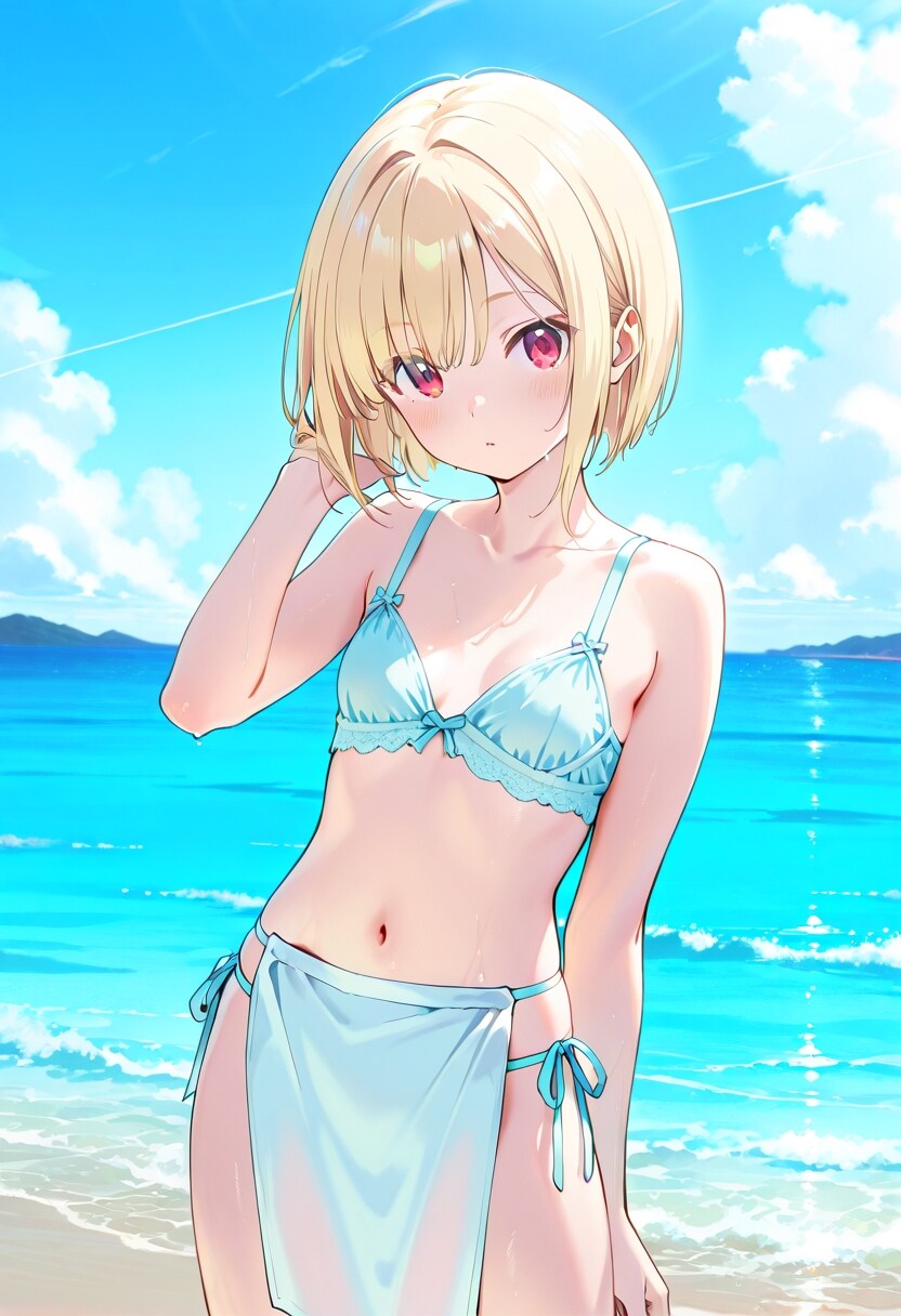 青い海