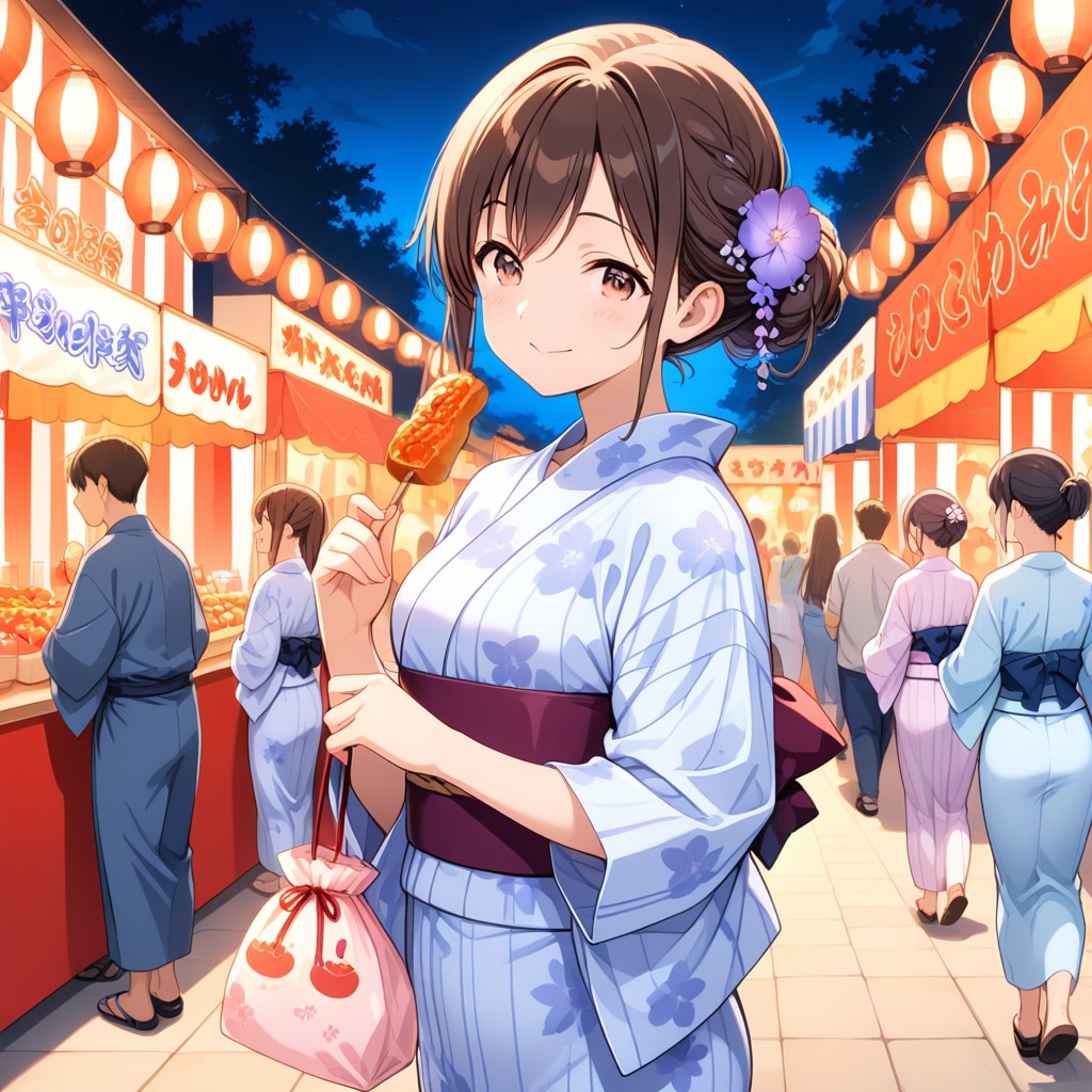 夏祭り | の人気AIイラスト・グラビア