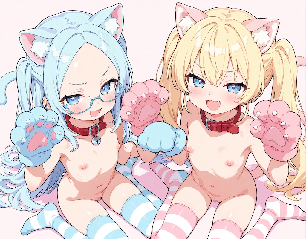 Wメスガキ猫ちゃんズ