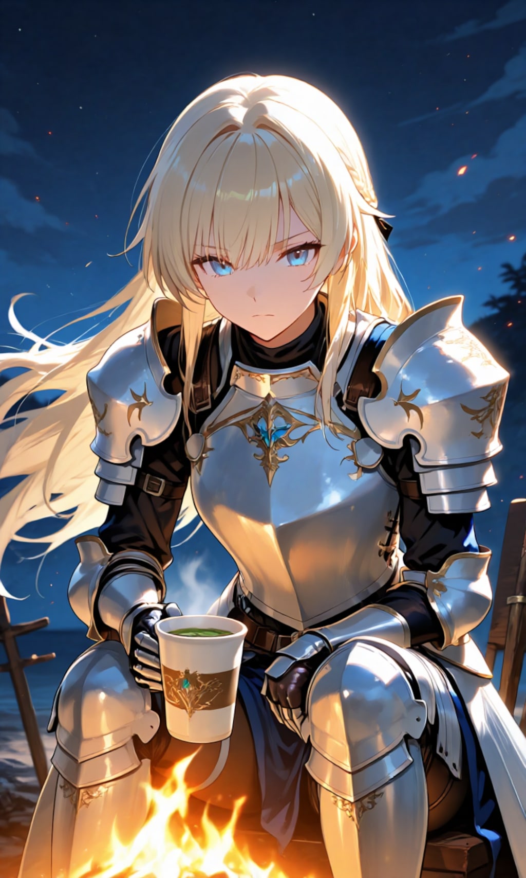 アストリアの日常5「焚き火の前で」