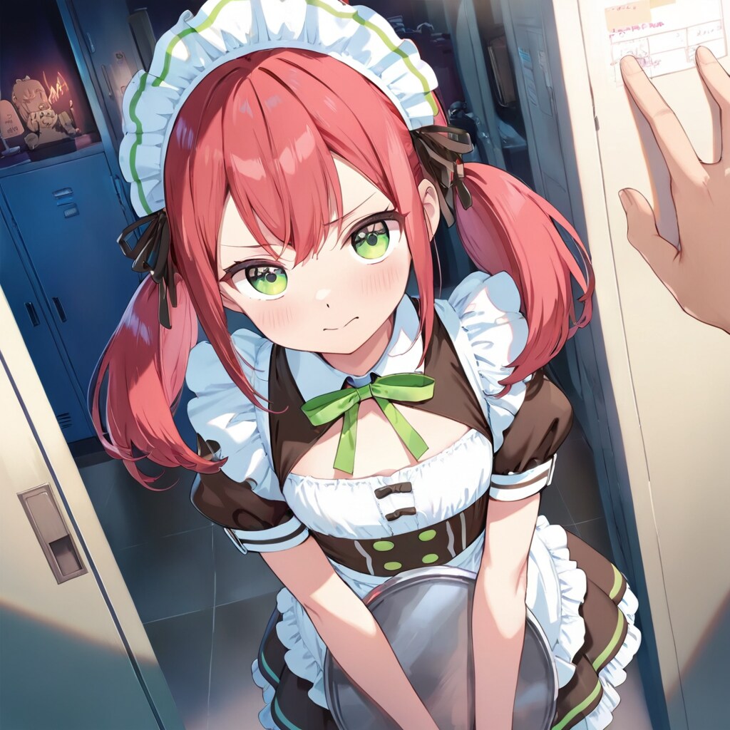 メイドが合体？