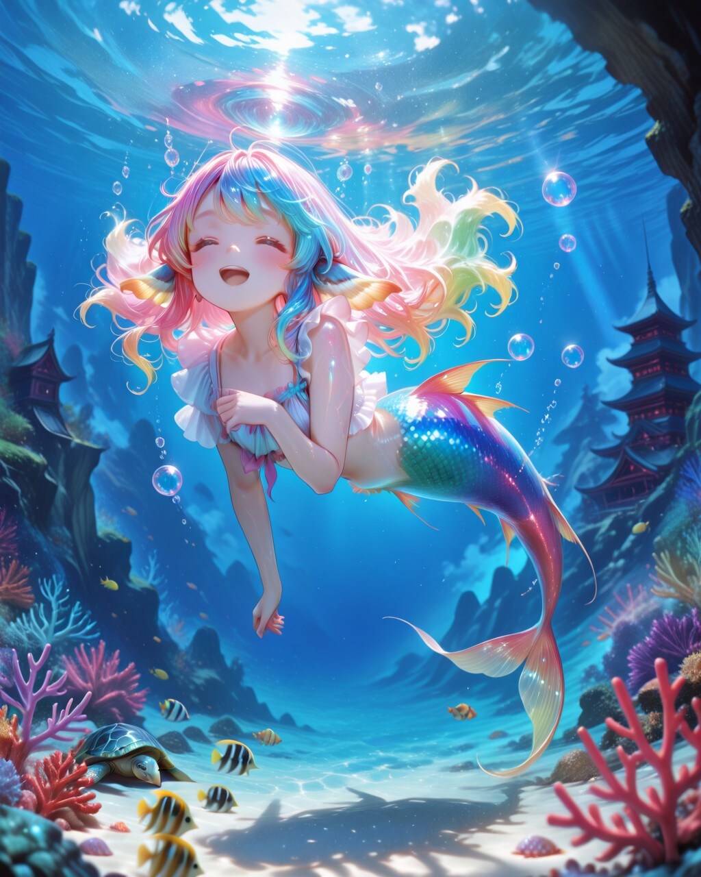 3枚）竜宮城と人魚さん