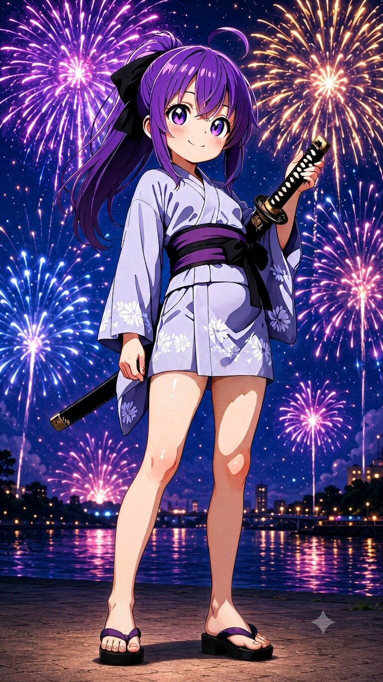浴衣とクノイチ