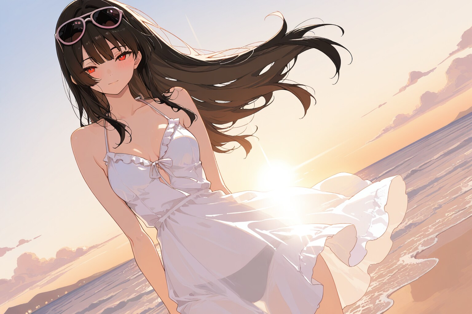 APRICOT 海辺で涼むししょちゃん