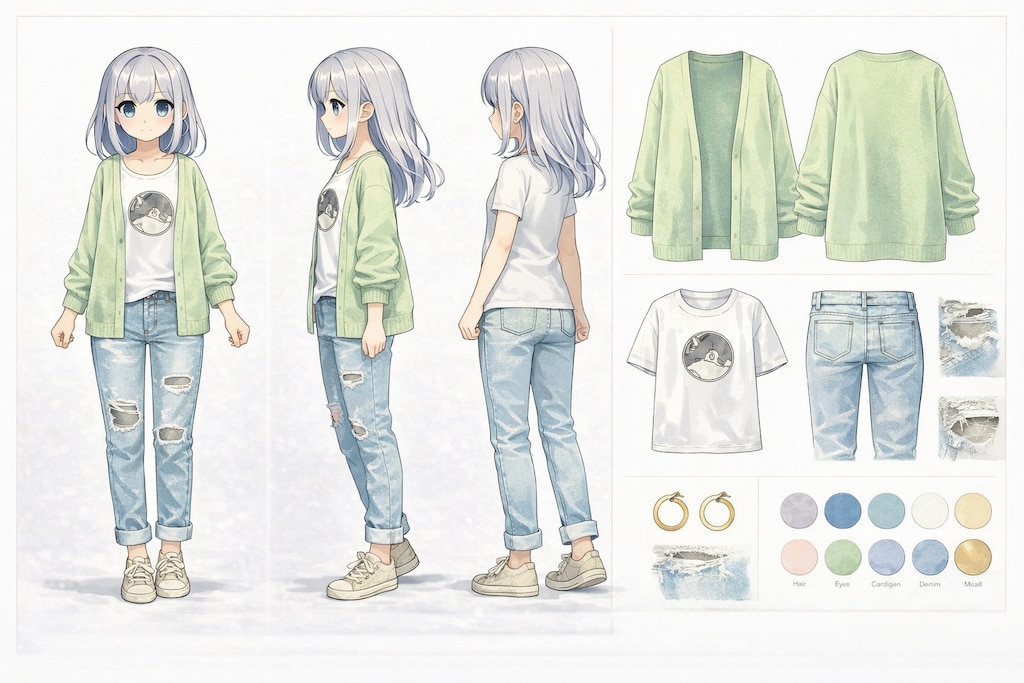 木漏れ日の庭で、雀とひと休み