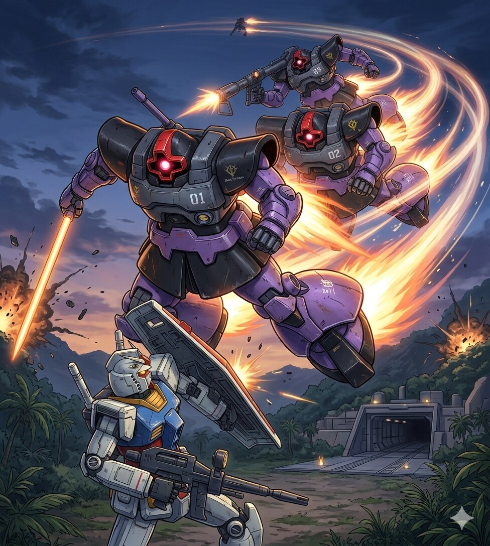 追撃！トリプルドム！ | の人気AIイラスト・グラビア