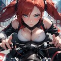 赤い髪のライダーっ娘　趣味と実益を兼ね、グラビアアイドルでアルバイト♪　④ 3枚目