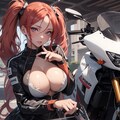 赤い髪のライダーっ娘　趣味と実益を兼ね、グラビアアイドルでアルバイト♪　④ 4枚目