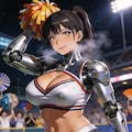 seedreamでサイボーグのチアガール 3枚目