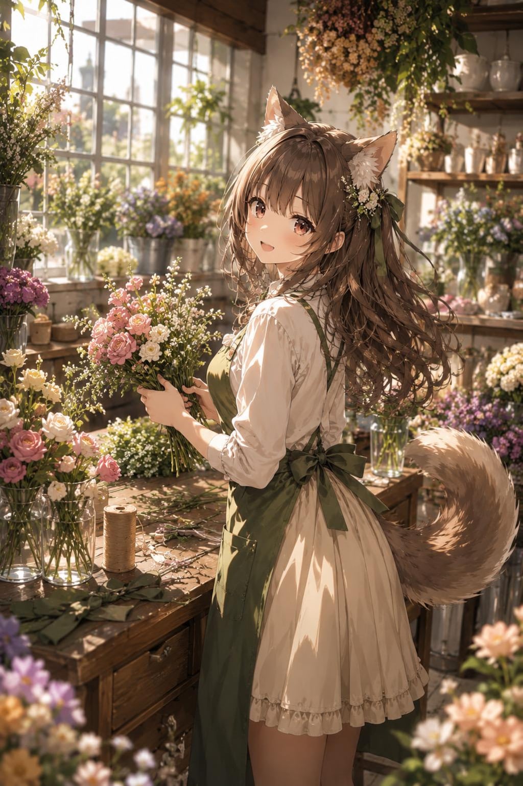 企画名 : けもみみ花屋
